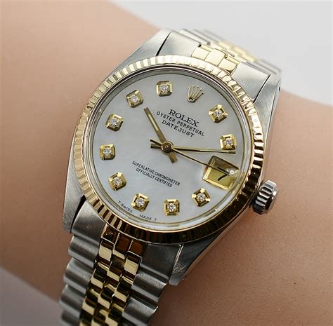 small gold rolex